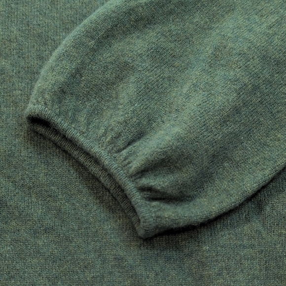 100% Cashmere Old Navy Women's Green Crew Neck Sweater - Picture 5 of 5